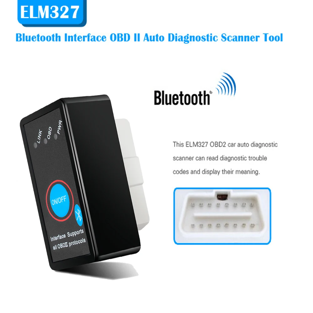 Считыватель кодов неисправностей OBDII ELM327 V2.1 Bluetooth для Suzuki Baleno Grand Vitara JB Swift Alto