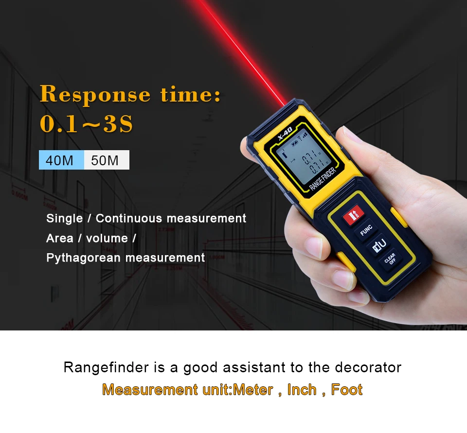 OUTEST Лазерные дальномеры, расстояние 40 м/30 м X серия trena lazer дальномер линейки измерительная лента дальномер лазерный