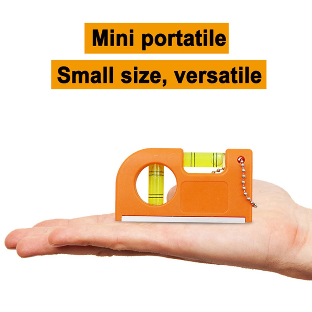 Мини спиртовой уровень молния висячая Пряжка магнитный Алюминиевый баланс