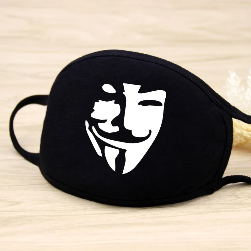 Fashion Cotton Mask Dust Cartoon Expression Teeth Muffle Chanyeol Face Respirator Anti Bear Mouth | Аксессуары для одежды
