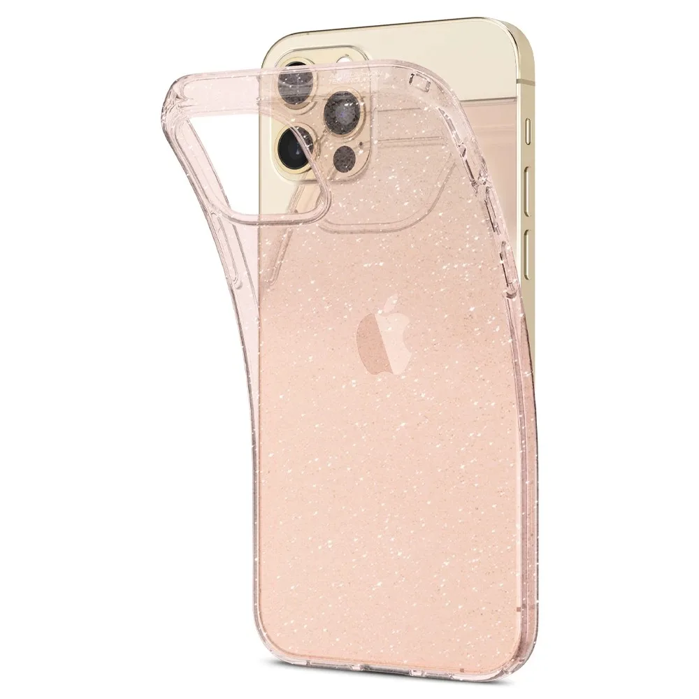 

Spigen for iPhone 12 Mini Pro Max A2172 A2176 A2341 A2342 Case Liquid Crystal Glitter Flexible Layer Soft Cover