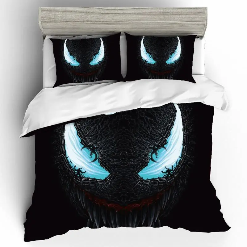 Домашний текстиль постельное белье Venom Ropa De Cama свадебный подарок Sabanas 3d комплект постельного белья королевского размера Lencol Cama Casal Cat постельное белье поплин