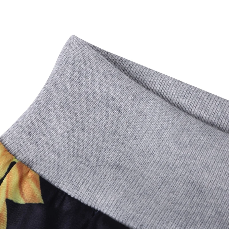 

Women's Print Comfortable Casual Stretch Drawstring Wide Leg Pants