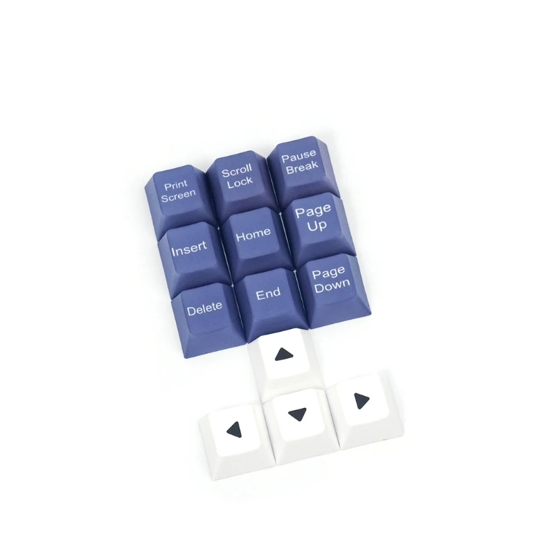 

Keycaps PBT Standard Five-Sided Dye Sub Process Keycap 128Keys Cherry Profile for FH60 GK61 64 -108 Keys Keyboard