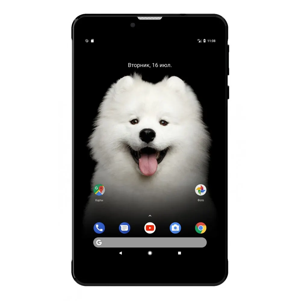 Планшет Digma CITI 7586 3G 1112449/1Gb/16Gb/7"/IPS/1024x600/WiFi/BT/GPS/Android 8.1/microSD 64Gb/2000mAh/TS7203MG/черный -