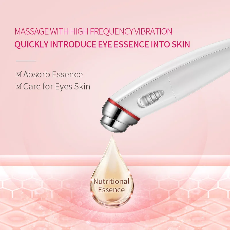 Мини-массажер для кожи вокруг глаз Электрический Вибрационный массажер лица