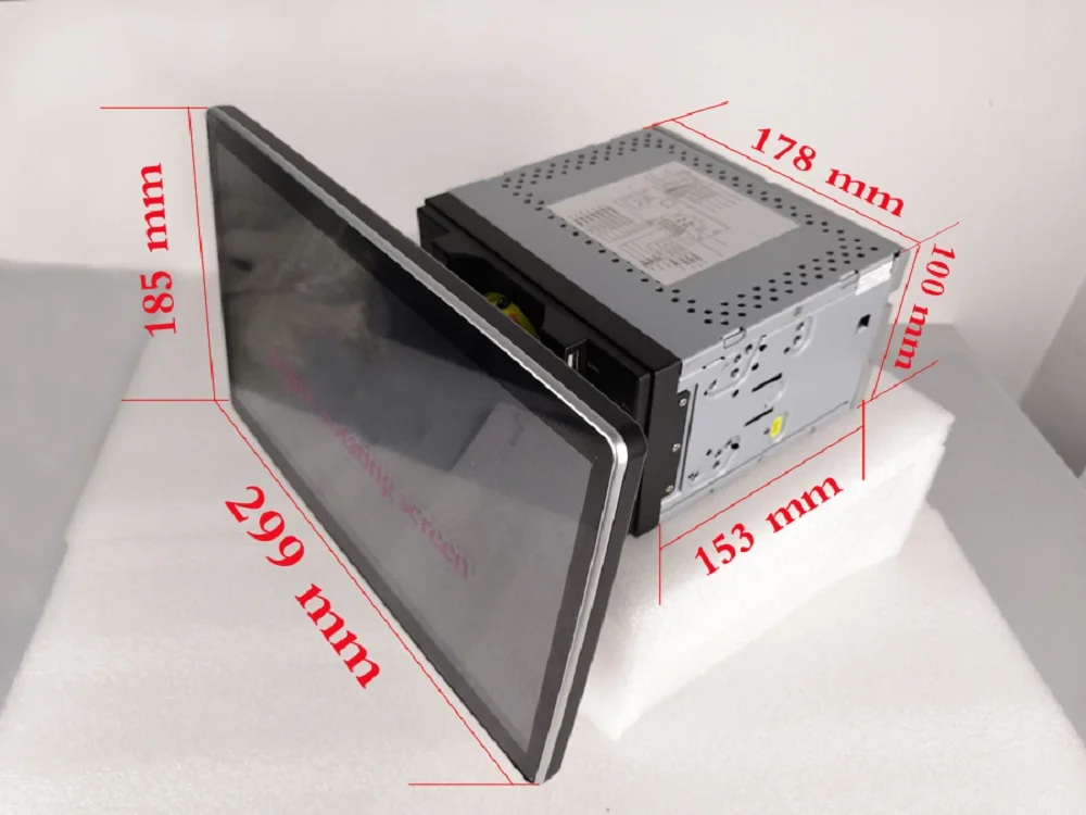 Ips вращающийся экран 6-Core PX6 HD 2 din 12," Android 9,0 универсальный автомобильный Радио dvd gps головное устройство Bluetooth wifi USB легкое подключение