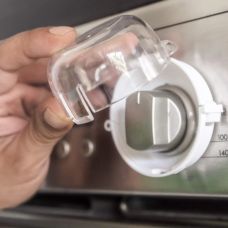 Ясная Защитная крышка для ручек 4 упаковки-Блокировка защиты от детей печей/печей