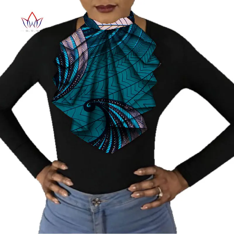 Новинка 2021 Африканский накладной воротник и бант красочные съемные воротники