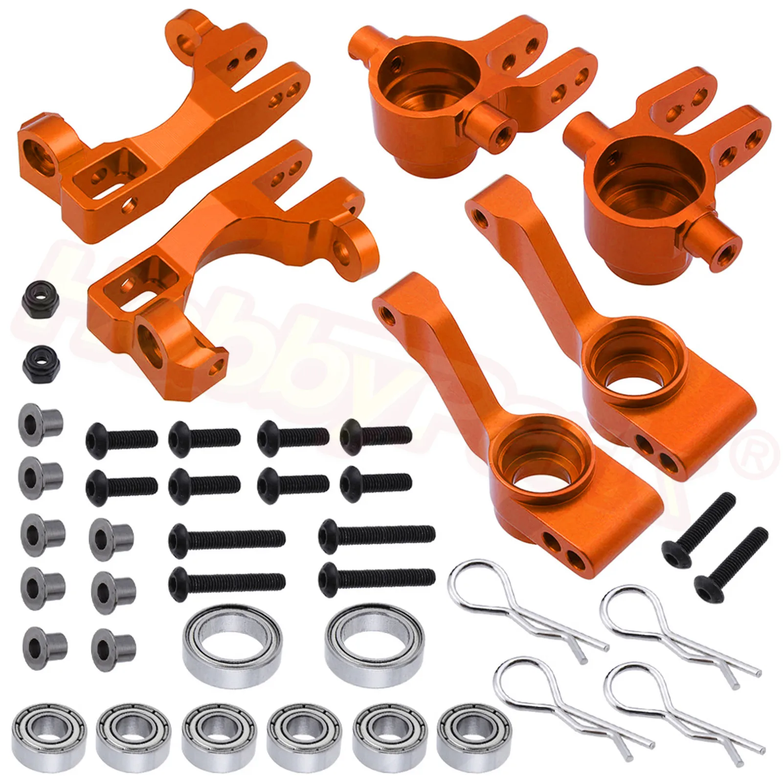 Для 1/10 Traxxas Slash 4x4 алюминиевые левые и правые рулевые БЛОКИ часть # 6837X C HUB 6832X Axle carries