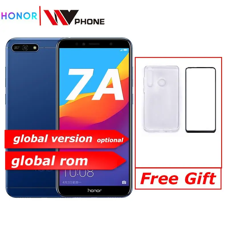 Honor 7A 5,7 дюймов Snapdragon 430 Восьмиядерный передний 8.0MP задний 13.0MP 3000 мАч