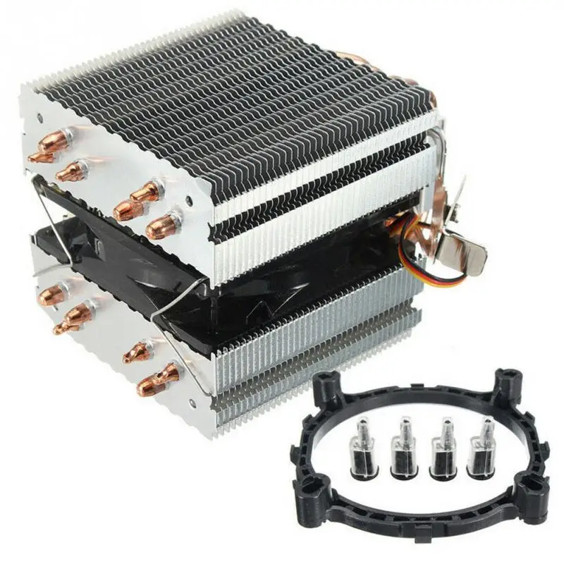 3 4 Pin светодиодный RGB вентилятор охлаждающего Процессор кулер PC Gamer Термальность