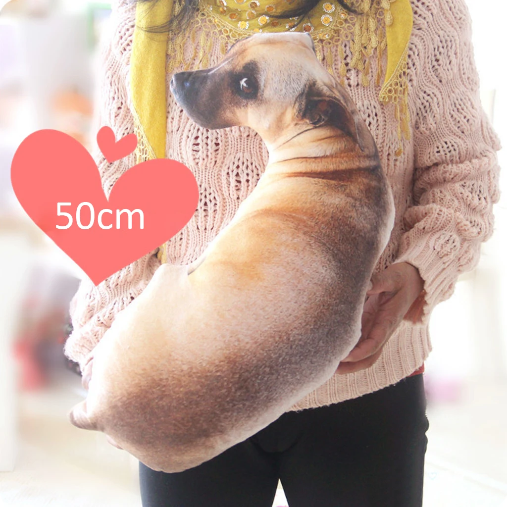 3D подушка для сна плюшевый подарок детей в форме щенка с полипропиленовым