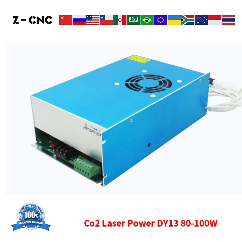 

Z-CNC Co2 Laser Power Supply DY13 for 80W 90W 100W Laserpwr HY Blue Case PSU Replace MYJG-100