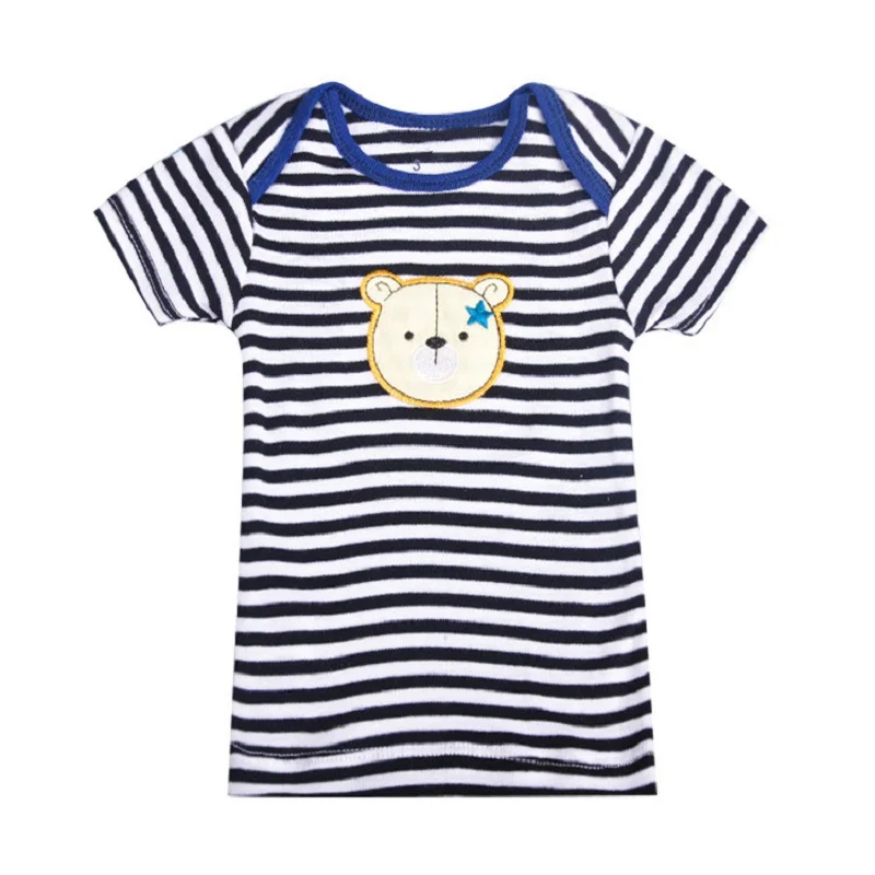5 Pieces /Lot NewBorn 0-24M Baby Short t-Shirts Infant Babes Clothes Boys Girls T Shirt New born Babies Tops Toddlers Tees | Детская