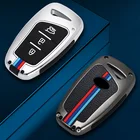 Чехол для автомобильного ключа из цинкового сплава, чехол для Hyundai Santa Fe Sport ix45 Equus Centennial Genesis G80 greatazera 2013-2016, аксессуары