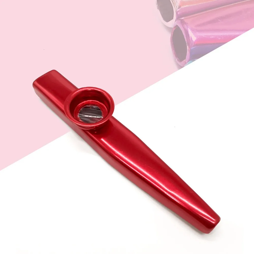 

Совершенно новый металлический музыкальный инструмент Kazoos, Искусственный деревянный духовой инструмент, подходит для любителей музыки, ги...