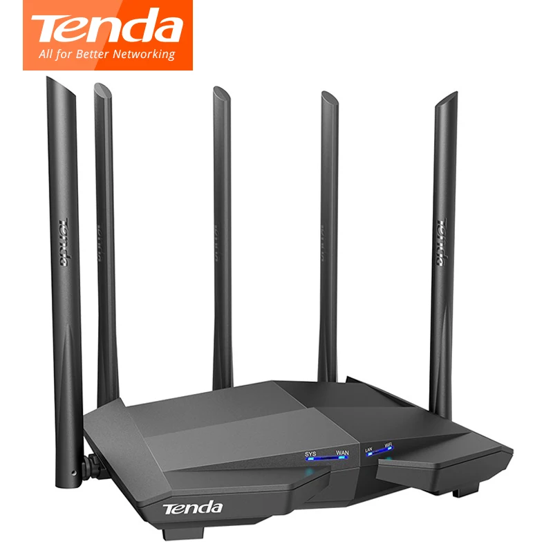 Беспроводной роутер Tenda AC11 гигабитный Wifi маршрутизатор AC1200 двухдиапазонный WIFI