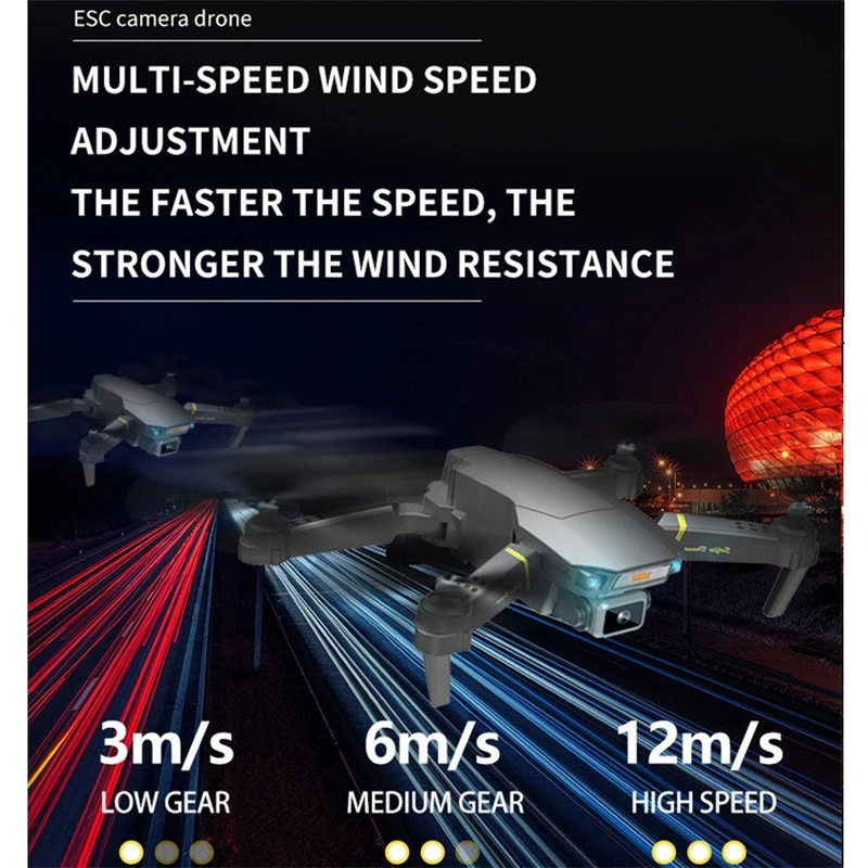 Обновленный Дрон GD89PRO 4K с HD камерой игрушки для удержания высоты