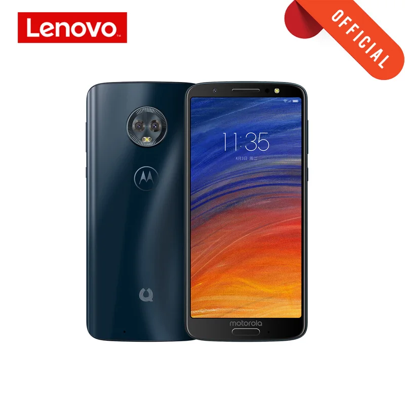 Moto G6 смартфон 2160*1080 5 7 дюймов мобильный телефон 4 Гб 64 передний 16 МП Восьмиядерный