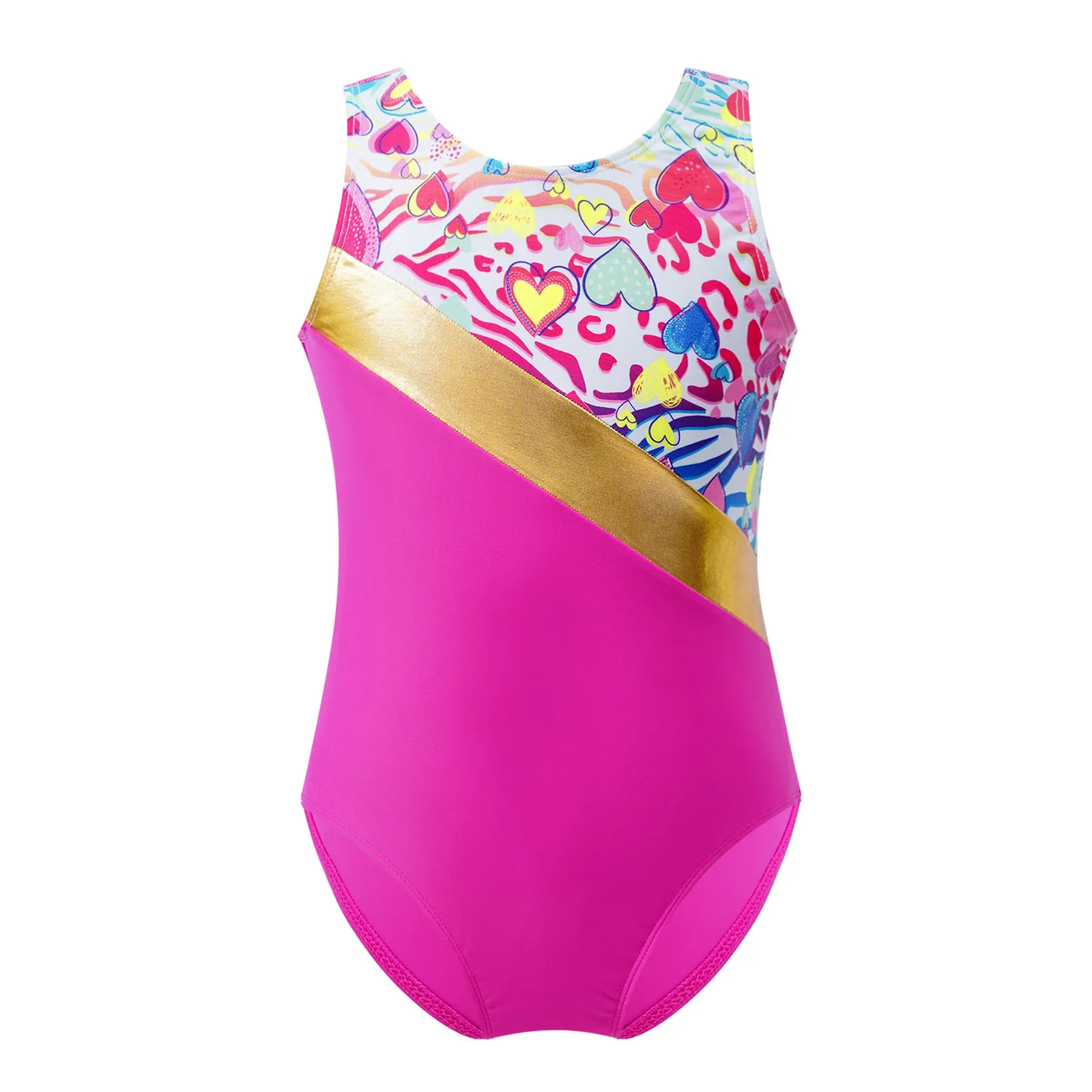 Детское балетное танцевальное Боди без рукавов с круглым вырезом | Тематическая