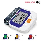 Цифровой измеритель кровяного давления на английском языке автоматический портативный монитор кровяного давления пульсометр сфигмоманометр