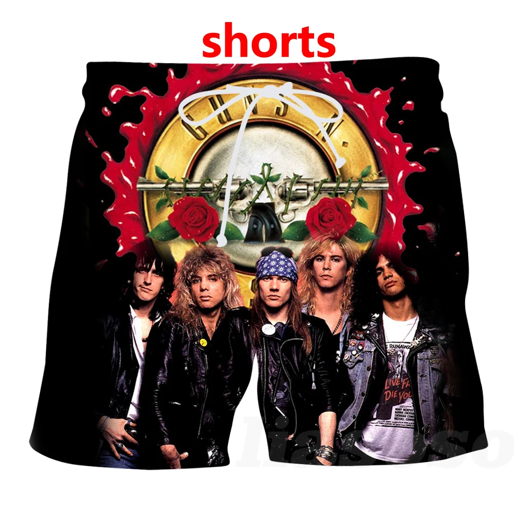 Guns N Roses 3d печать футболки/Толстовка/толстовка/брюки модные мужские веселое Harajuku