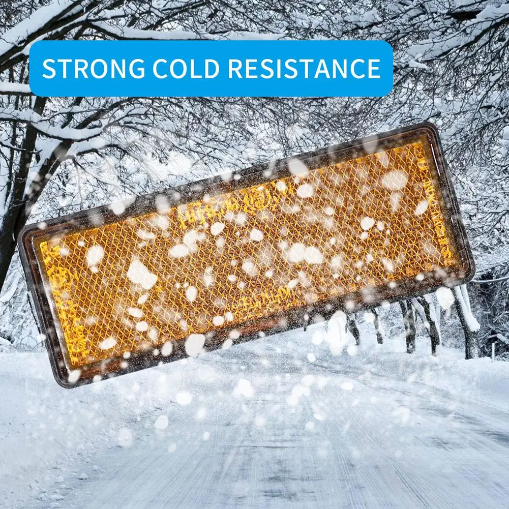 TWISTER. CK 10 шт./компл. самоклеющиеся янтарные/оранжевые продолговатые прямоугольные