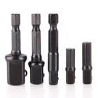 Комплект удлинителей для дрели, 5 шт., 14 дюйма, 38 дюйма, 12 дюйма