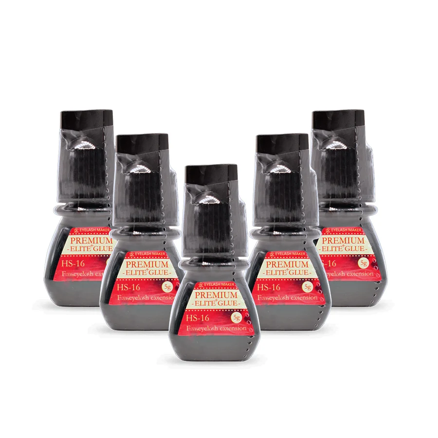 Горячая Распродажа 5 бутылок 5g Премиум Элит большие объемные клейкие HS 16 клей для