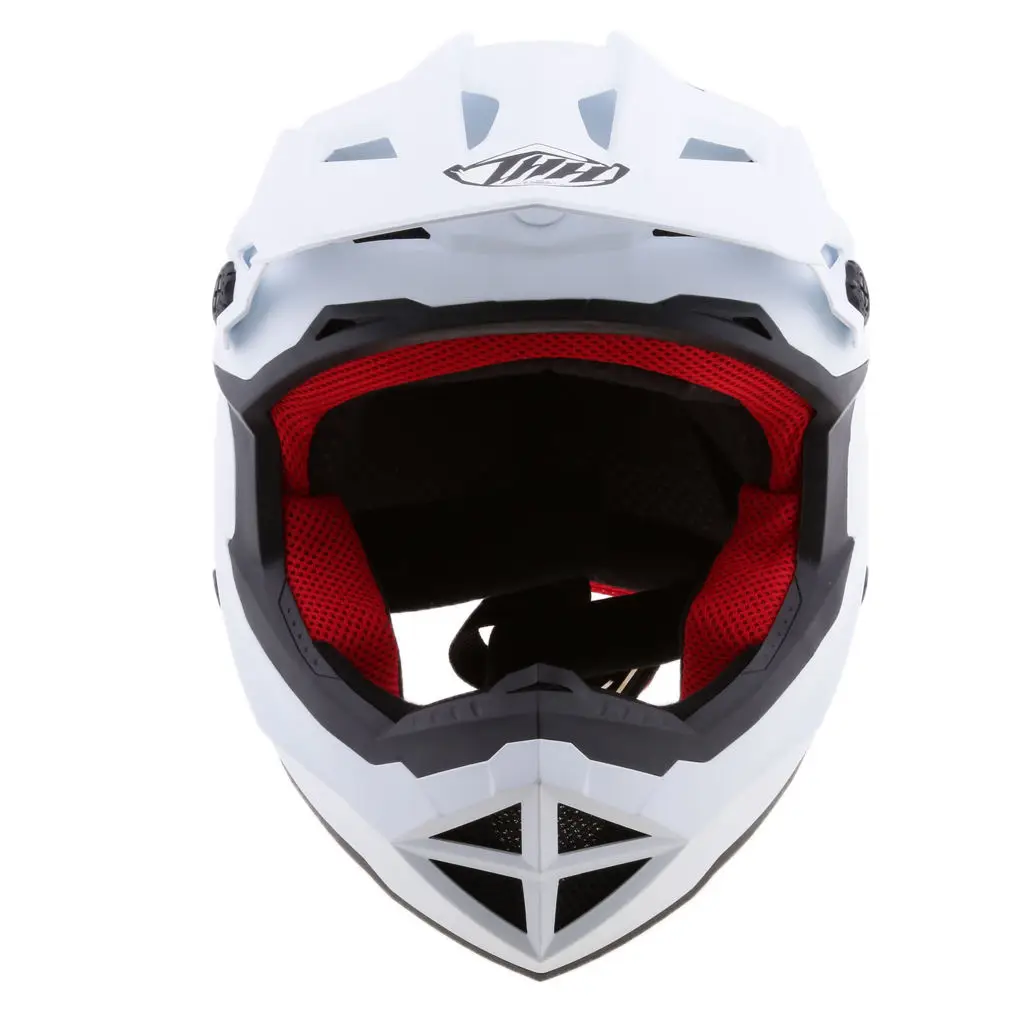 

White Motorcycle Motorbike Bike Helmet Cycling Full Face Helmet CE Approved