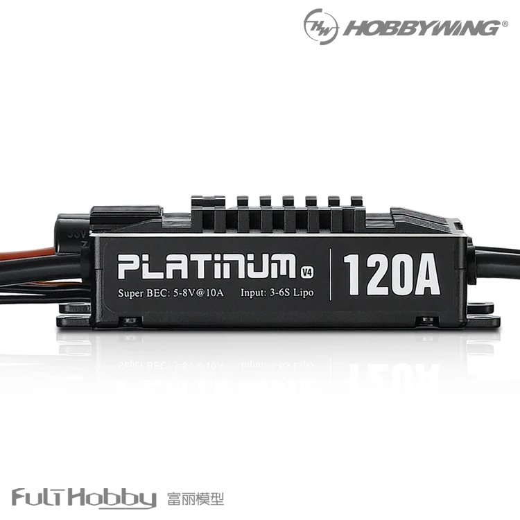 Бесщеточный двигатель Platinum 120A V4 RC регулятор скорости ESC подходит для вертолета 505