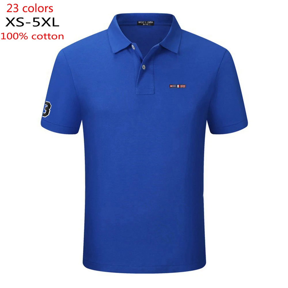 

Brand Polos 2021 New Summer Men's Polos Shirts Short Sleeve 100% Cotton Casual Polos Hombre Male Clothes Lapel Tops XS-5XL 811