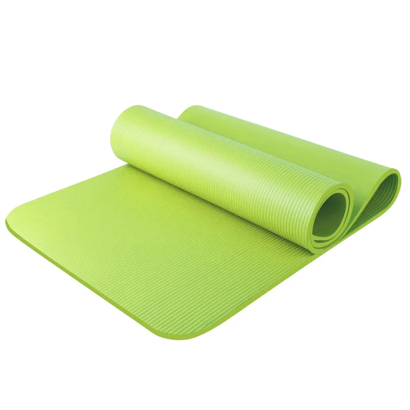 

10mm 183*61cm Extra Thick NBR Yoga Mat High Quality Exercise Mats For Gym Home Fitness Tasteless Sport Pads Exercise Gymnastics