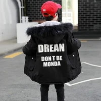 winter kids parka childrens clothing jackets for teens boys clothes faux fur coat snowsuit outerwear overcoat christmas costumes