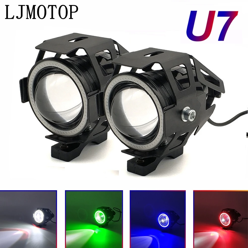 125W Мотоцикл головной светильник 3000LM ближнего и дальнего света вспышки U7