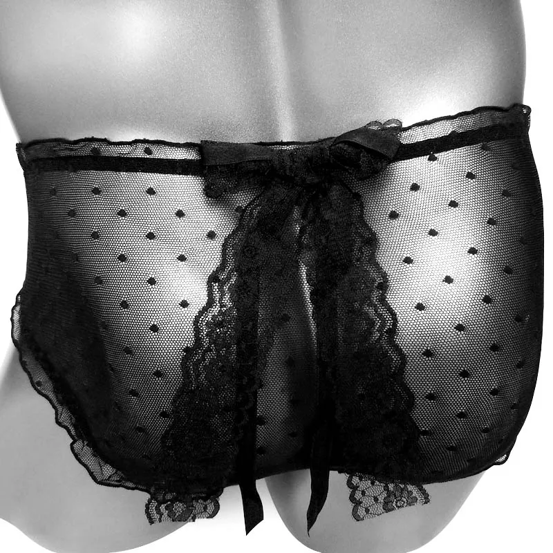 Трусы брифы мужские сетчатые прозрачные с низкой посадкой| |