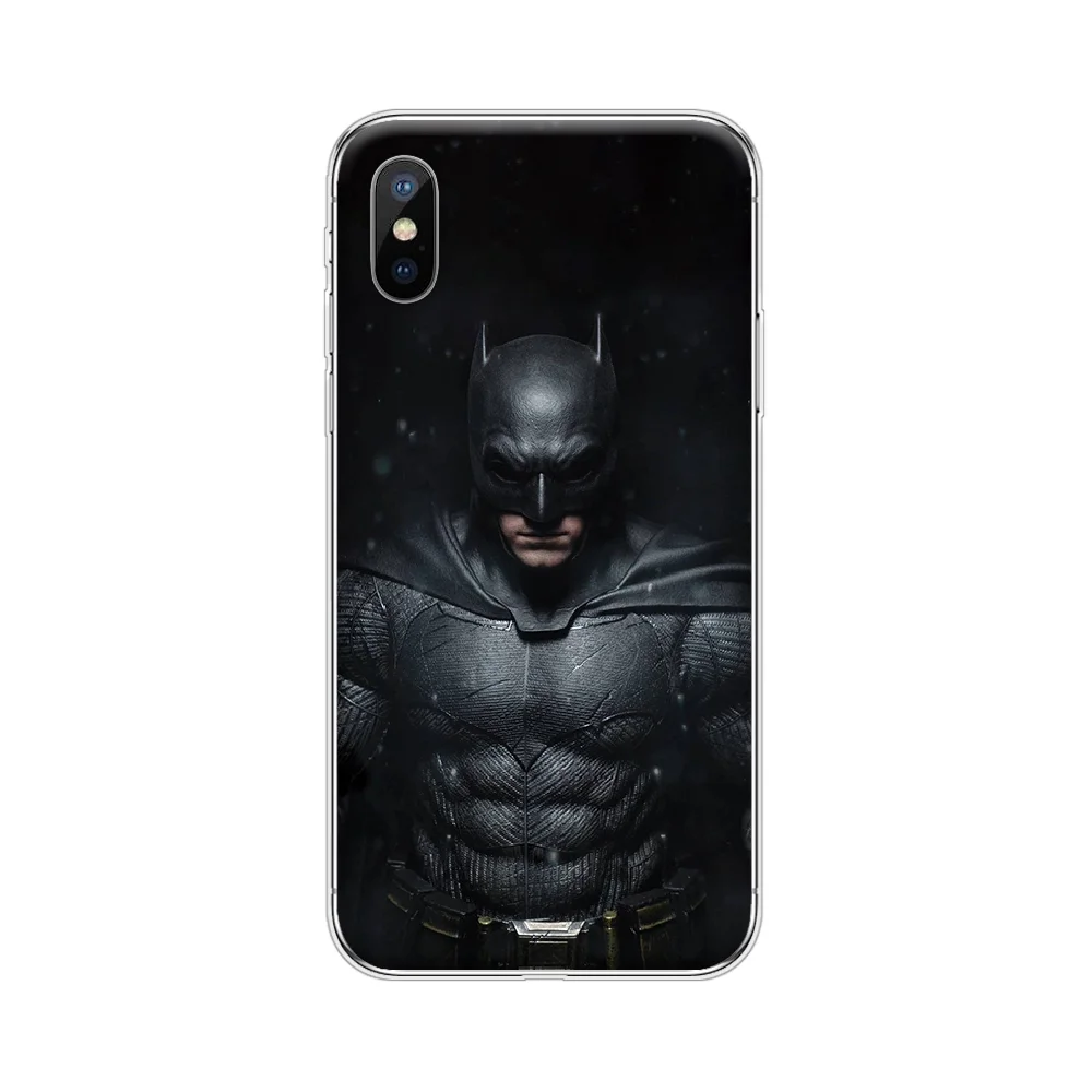 Мягкий чехол с Бэтменом и логотипом Joker DC для iphone 4 4S 5 5S SE 5C 6 6S 7 8 plus X XS XR 11 PRO MAX |