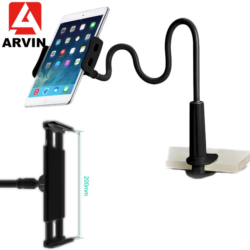 

Гибкий Настольный держатель Arvin для телефона и планшета, подставка для iPad Pro Mini Air Samsung, регулируемое крепление для планшета в кровать для IPhone X XS