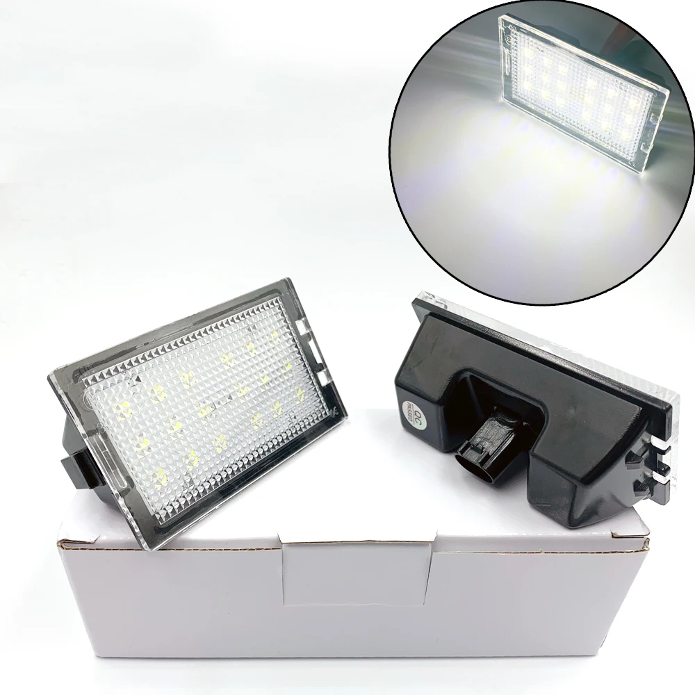 2 шт. автомобильные светодиодные лампы для подсветки номерного знака Land Rover Discovery