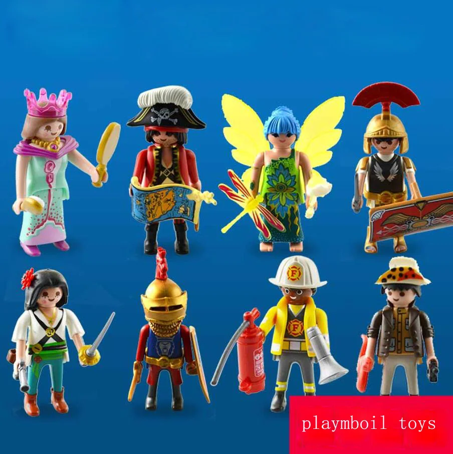 Playmobil Фигурка Игрушки мини фигурка Playmobil полицейская принцесса военные фигурки аксессуары Refills игрушки