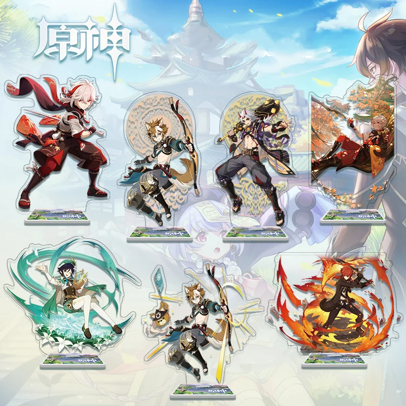 

Genshin Impact Figure Yae Miko Gorou Atataki Itto Thoma Hutao Action Figures Acrylic Stand Model Toy Anime Lovers Christmas Gift