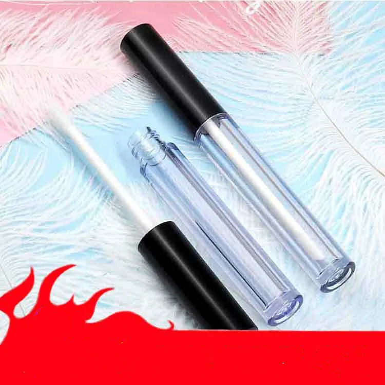 5 ML Diy Self-control empty Lip balm containers Gloss tubes Glaze Lipstick Material Tool Black Of Air packaging geocaching