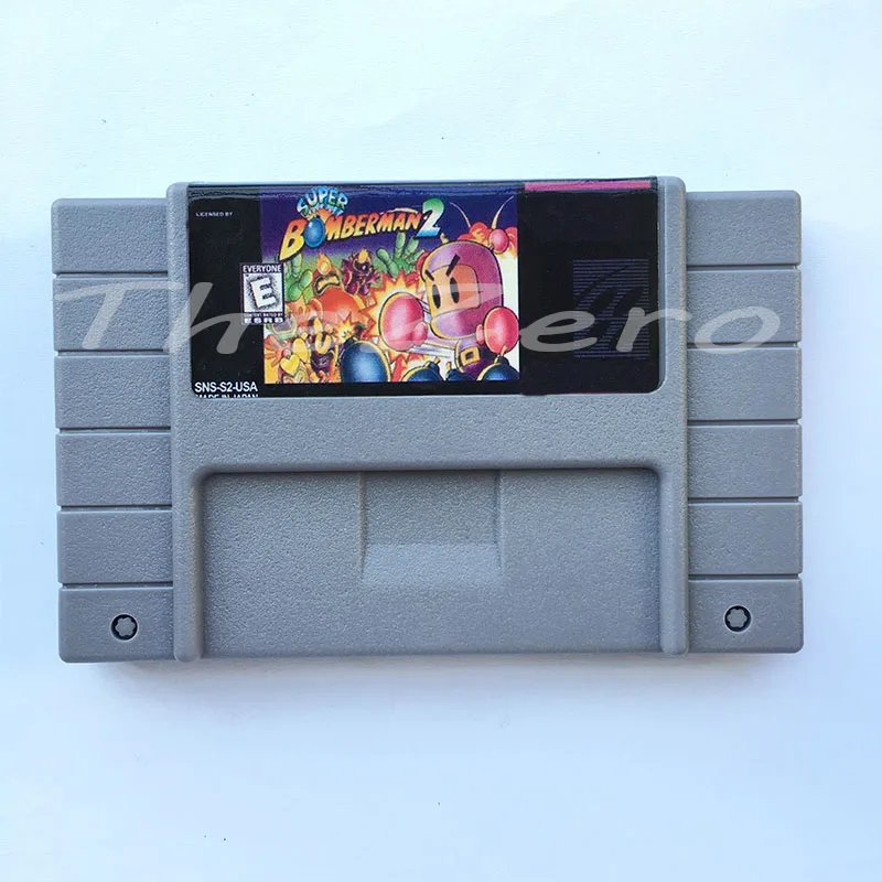 Супер Bomberman 2 США Версия для 16 бит карточная игра чернильного картриджа NTSC игры |