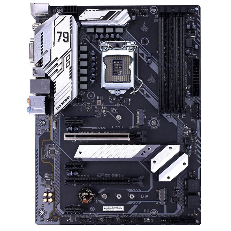 Цветная игровая материнская плата CVN Z390 V20 двухканальная DDR4 RAM USB3.1 Gen1/Gen2 SATA3.0 6