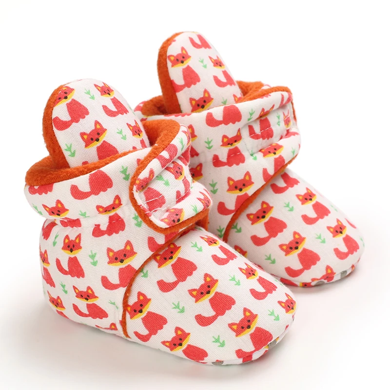 Теплые зимние ботинки для новорожденных