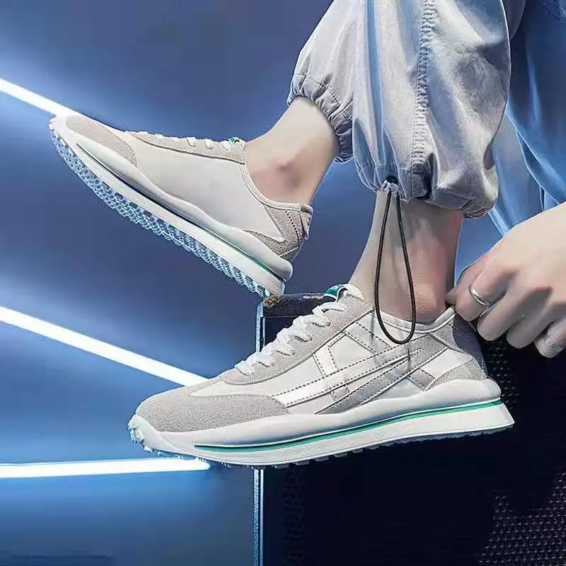 

Men Shoes Lightweight Breathable Sneakers Flying Woven Casual Shoes Outdoor Running Shoes Deportivas Hombre