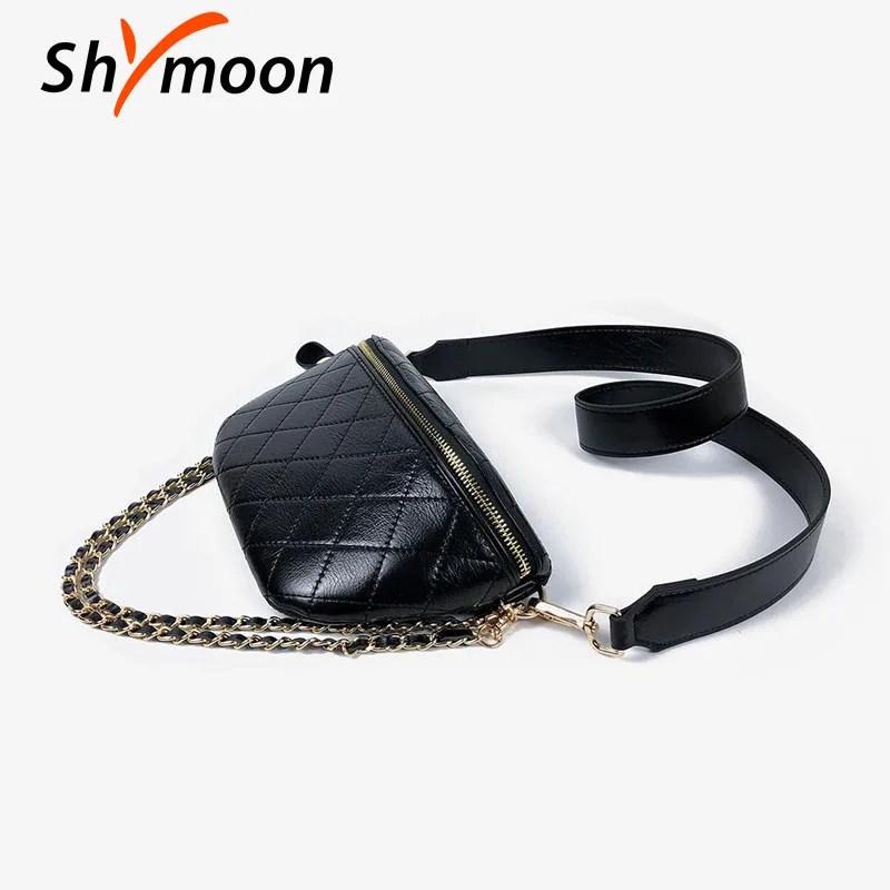 Женская поясная сумка SHYMOON роскошная брендовая дизайнерская на пояс модная