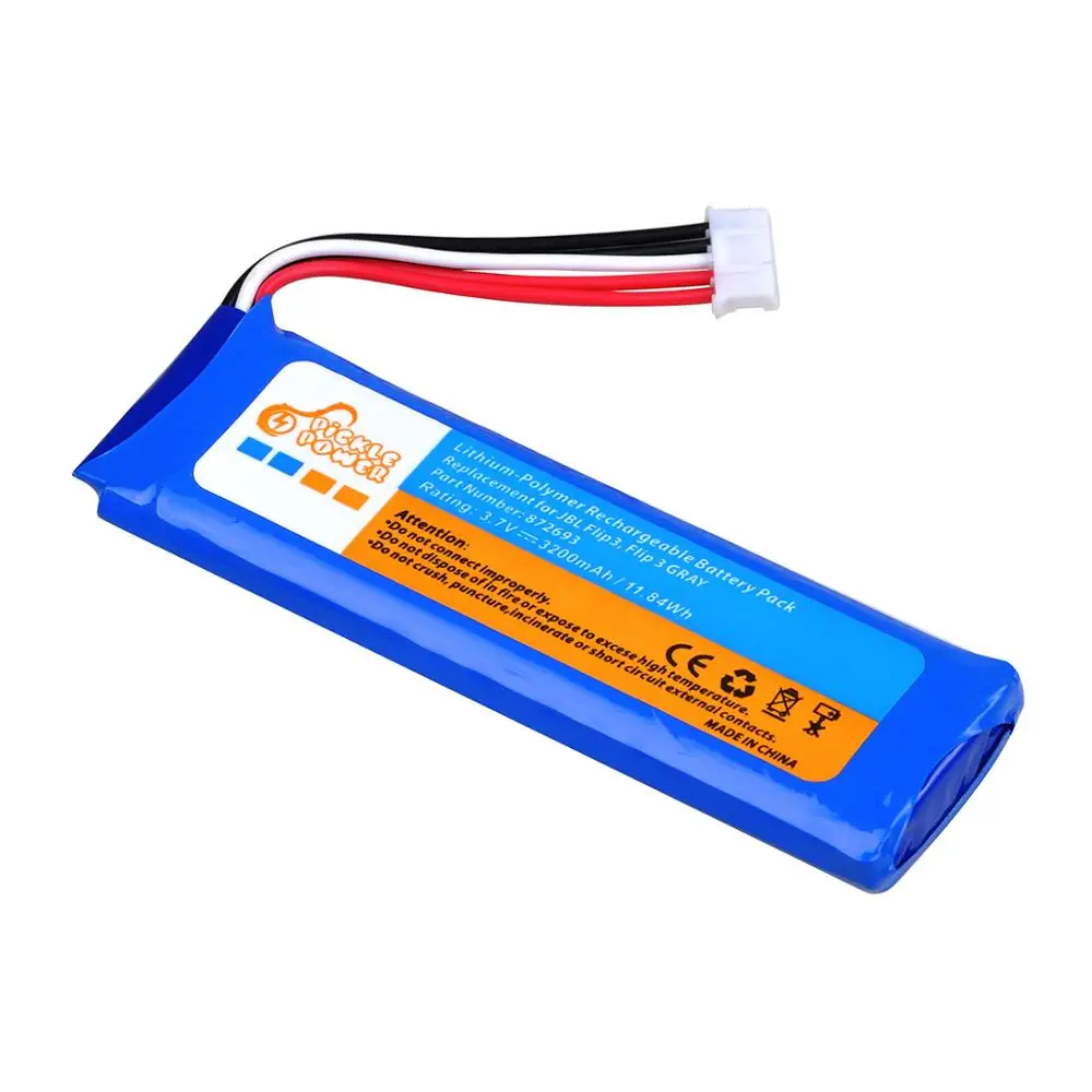Аккумулятор GSP872693 для JBL Flip 3 серый P763098 03 с инструментами установки|Цифровые