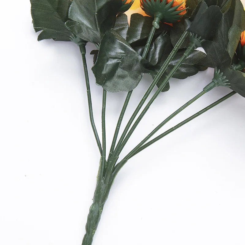 Букет искусственных шелковых цветов 7 украшение для дома свадьбы вечеринки